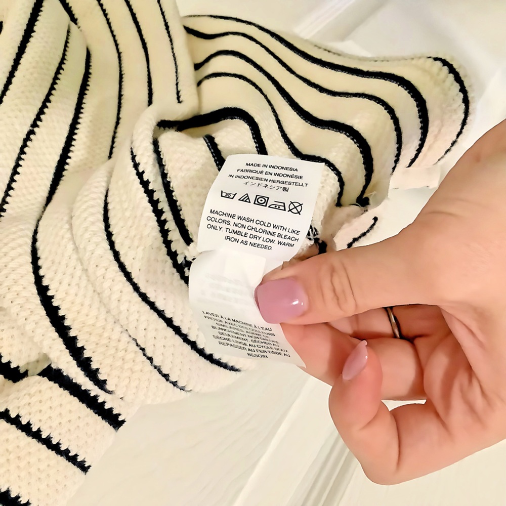 Madewell Women's Camille Texture & Thread Striped Bow Back Tank Top - size S - Picture 9 of 9